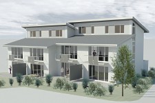 Neubau von Reihenhäusern – Projekt des Architekturbüros Böttcher